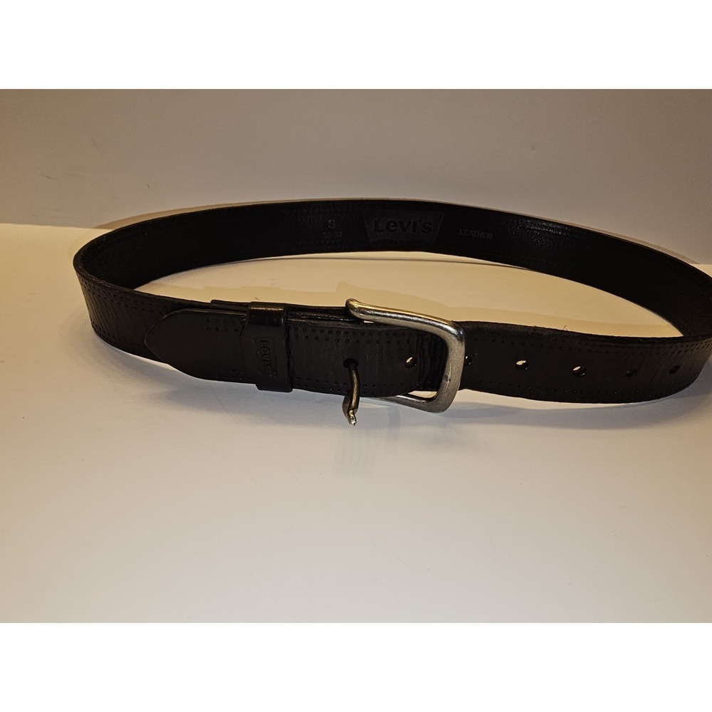 Levi's Leather Belt Black Sizec30/32